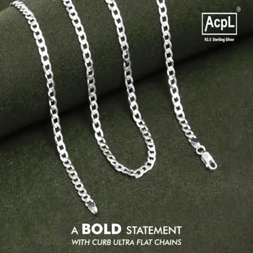 CURB ULTRA FLAT CHAIN FOR MEN