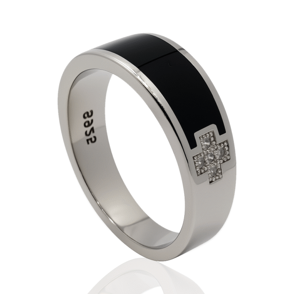 TURKY BLACK  ROUND RING - Image 2
