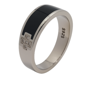 TURKY BLACK  ROUND RING