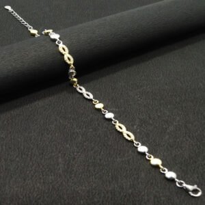 GOLD & SILVER PLATED INFINITY BREACLET