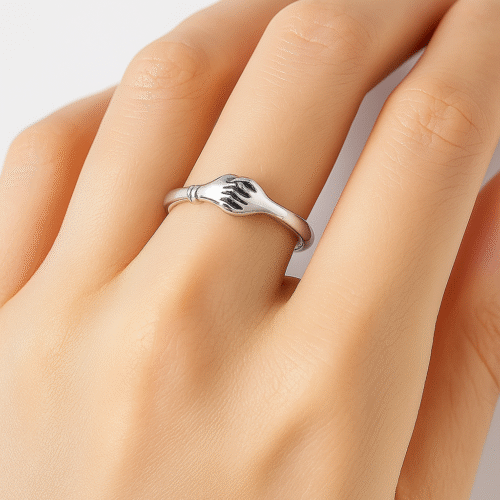 FANCY END HUG RING FOR WOMEN - Image 2
