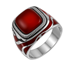 TURKEY BROWN STONE RING FOR MEN