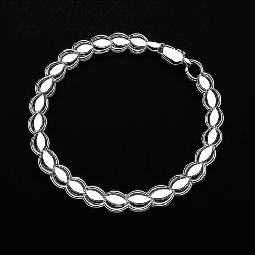 FANCY DIAMOND LOTUS BRACELET - Image 2