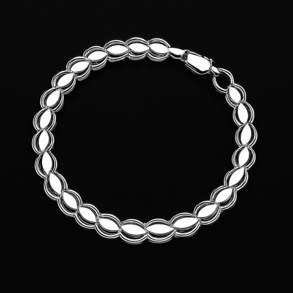 FANCY DAIMOND LOTUS BREACLET - Image 2
