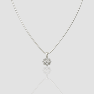 92.5 STERLING SILVER CHAIN & PENDANT FOR WOMEN