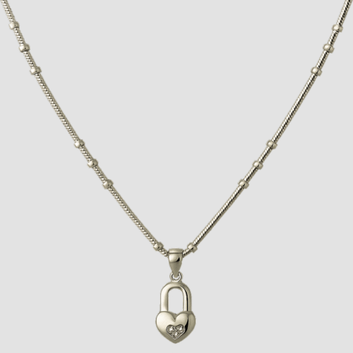 92.5 STERLING SILVER CHAIN & PENDANT FOR WOMEN - Image 2
