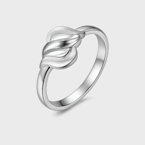 92.5 STERLING SILVER WHISPERING LEAVES RING FOR WOMEN