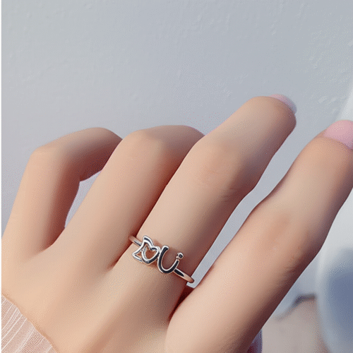 FANCY LOVE HEART RING FOR WOMEN - Image 2