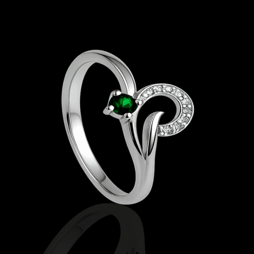 FANCY GREEN STONE RING FOR WOMEN - Image 3