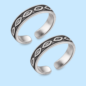 FANCY 92.5 STERLING SILVER TOE RING FOR WOMEN