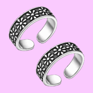 FANCY 92.5 STERLING SILVER TOE RING FOR WOMEN