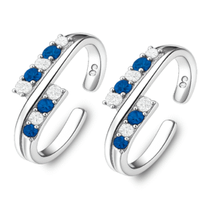 FANCY 92.5 STERLING SILVER TOE RING FOR WOMEN