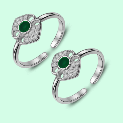 FANCY 92.5 STERLING SILVER TOE RING FOR WOMEN