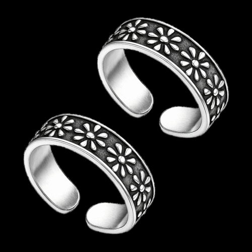 FANCY 92.5 STERLING SILVER TOE RING FOR WOMEN - Image 3